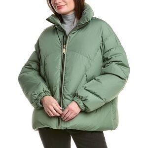 Khrisjoy Womens Moon Wool & Cashmere-Blend Lined Puffer Jacket, Green